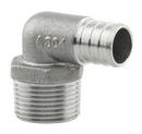 BOSHART 304 Stainless Steel PEX - MPT | Male Pipe thread 90 degree elbow adapter 1/2" | 3/4" | 1"