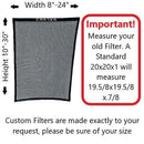 Carter Goods Lifetime Electrostatic flexible air filter Merv 8