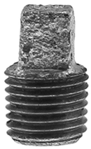 1/4" Sq Plug - Galvanized - Pack of 75
