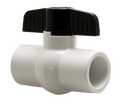 1" Slip Pvc Ball Valve Dlx. Epdm Seat - Epdm Stem O-Ring - Pack of 100