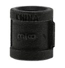 3/8" Coupling - Black - Pack of 50