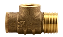 No Lead 1/2" Brass Relief Vlve Non-Adjustable - Set @ 75 Psi - Pack of 10