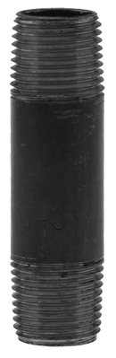 1/2" X 3" Nipple - Black - Pack of 25