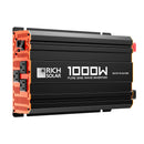 RICH SOLAR NOVA PURE 1K | 1000 Watt (1kW) 12 Volt Industrial Pure Sine Wave Inverter | Powerful 1000W 12V Off-Grid Inverter for RVs, Trailers, Campers, Vans, Trucks, Overlanders, Boats | Top Rated | UL 458 Certified