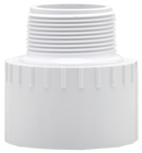1-1/2" X 2" Mipt X Slip Red Male Adapter - Sched 40 Pvc - Pack of 5