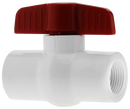 1-1/2" Fpt Pvc Ball Valve Dlx. Ptfe Seat-Viton Stem O-Ring - Pack of 48