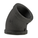 2" 45 Elbow - Black - Pack of 9