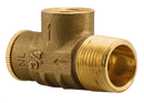 Brass 1/2" 100 PSI Relief Valve