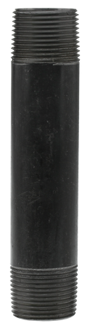 1" X 6" Nipple - Black - Pack of 25