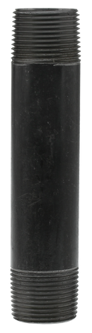 1" X 7" Nipple - Black - Pack of 25