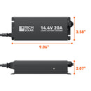 RICH SOLAR 12V(14.4V) 20A | 100-240VAC | 12V LiFePO4 Battery Charger