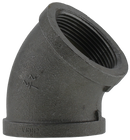 2-1/2" 45 Elbow - Black - Pack of 15