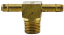 1/4"Od Tube(.170"Id) X 1/8"Mpt Mini B X Mini B X Male P - Te - Pack of 25