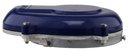 6" Watertight Alum. Well Cap Bottom / Plastic Top - Pack of 12
