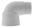 1-1/2" Mipt X Fipt 90 Street Elbow - Schedule 40 Pvc - Pack of 5