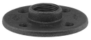 3/4" Floor Flange - Black - Pack of 20
