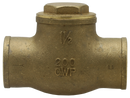 No Lead 1-1/2"Cxc Swing Check - Pack of 5