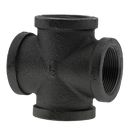 1-1/2" Cross - Black - Pack of 8