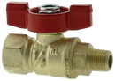 No Lead 1/8"Mx1/4"F Mini B.V. - Pack of 20