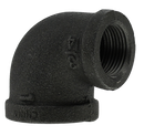 3/8" X 1/8" Red Elbow - Black - Pack of 60