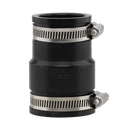1-1/2" X 1 1/4" C.I./Plastic Flexible Reducing Coupling With - Pack of 24