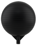 8" Plastic Float- 1/4"-20 Sae Bouyancy = 8.4 Lbs/Cu.Ft