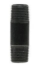 1/2" X 2-1/2" Nipple - Black - Pack of 25