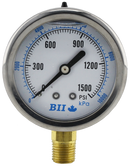 0-1500 Psi Glycerin 2-1/2"Dial - Pack of 50