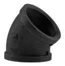 6" 45 Elbow - Black - Pack of 2