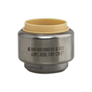 1" 304SS Pushfit Cap