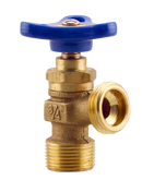 No Lead 1/2" Mpt Sed. Faucet Triangular Blue Plastic Handle - Pack of 10