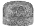 1/4" Cap - Galvanized - Pack of 200
