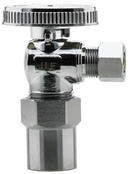 No Lead 1/2"Cpvc X 3/8"Comp 1/4 Turn, Angle Supply Valve - Pack of 20