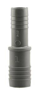 1" X 3/4" Reducer Coupling - Poly - Pack of 10