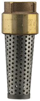 No Lead 1-1/2" Bronze Foot Valve - Pack of 5