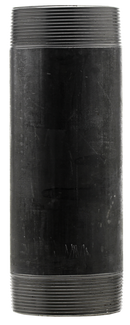 4" X 12" Nipple - Black - Pack of 4