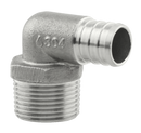 BOSHART 304 Stainless Steel PEX - MPT | 90 degree elbow adapter 1/2"