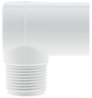 3/4" Mipt X Slip 90 Street Elbow - Schedule 40 Pvc - Pack of 10