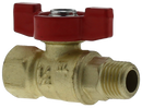 No Lead 1/4"Mx1/4"F Mini B.V. - Pack of 20