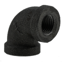 1/4" Elbow - Black - Pack of 35