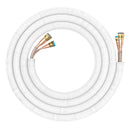 DIY 4th Generation 50ft 3/8 x 5/8 Lineset for DIY 24K & 36K Indoor