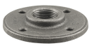 3/4" Floor Flange - Black - Pack of 20