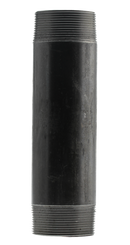 3" X 12" Nipple - Black - Pack of 6