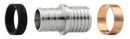 1" 304ss Crimp Pex Transition Coupling Kit - F1807 - Pack of 25