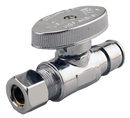 No Lead 1/2"Ce.Pex X 3/8"Comp 1/4 Turn,Straight Supply Valve - Pack of 20