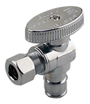 BOSHART 1/2' CE PEX x 3/8 CPR NO LEAD BRASS ANGLE SUPPLY VALVE