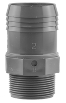 3/4" Mpt X 1/2" Insert Male Adapter - Pvc - Pack of 10