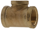1" X 1/2" X 3/4" Brnz Tee No Ld - Pack of 20