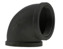 6" Elbow - Black - Pack of 2