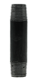 1/2" X 3-1/2" Nipple - Black - Pack of 25